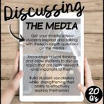 Class Discussions on The Media- Conversation Starters Package - Image 2