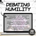 Debating Topics for Middle/High School: Humility - Image 2