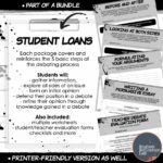 Middle/High School Debates Package: Student Loans - Image 3