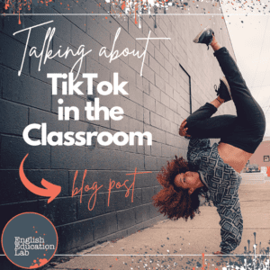 Thinking about how to discuss TikTok in the classroom.