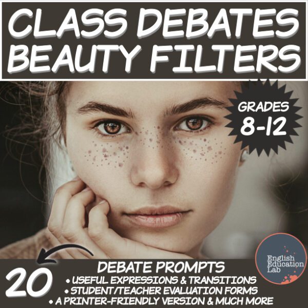 students debating beauty filters