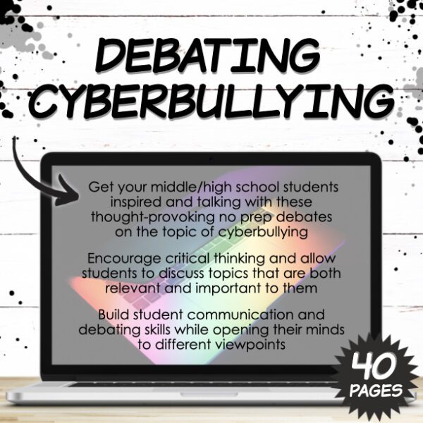 Debating Topics for Middle/High School: Cyberbullying