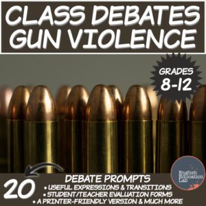 students debating gun violence