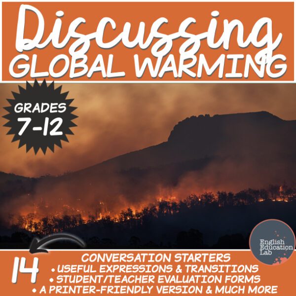 Class Discussions on Global Warming- Conversation Starters Package