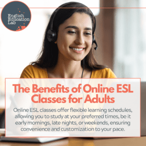 A young adult benefitting from online ESL classes.