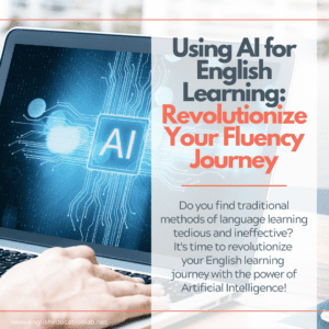 ESL students learning how to use artificial intelligence on their language-learning journey.