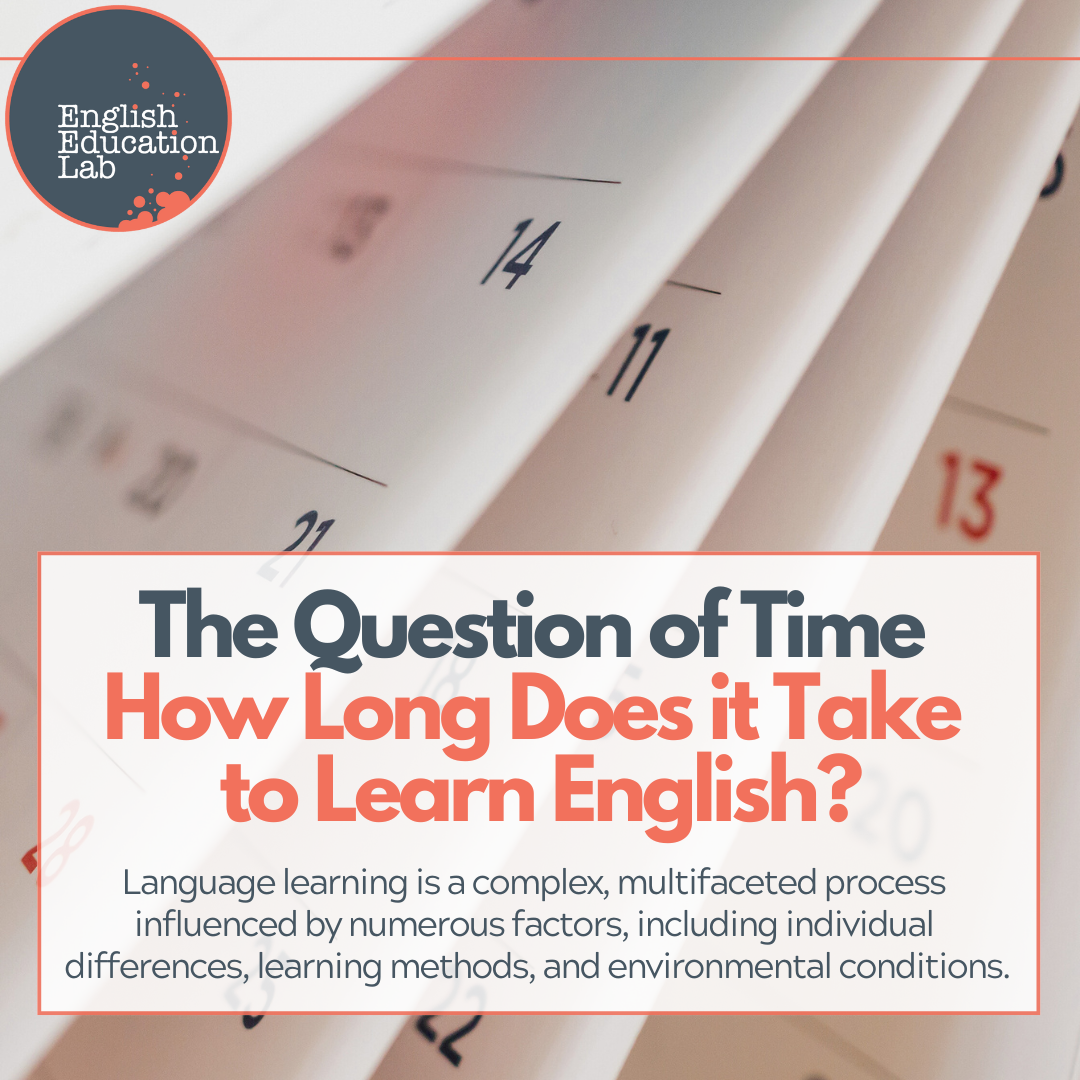 How long does it take to learn English?