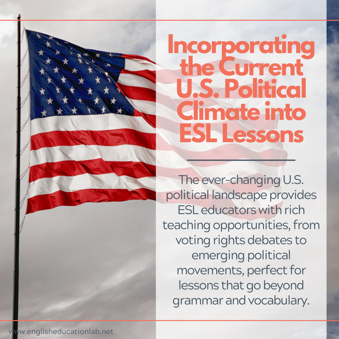 Middle and High School ESL Teaching Resources Inspired by Current U.S ...