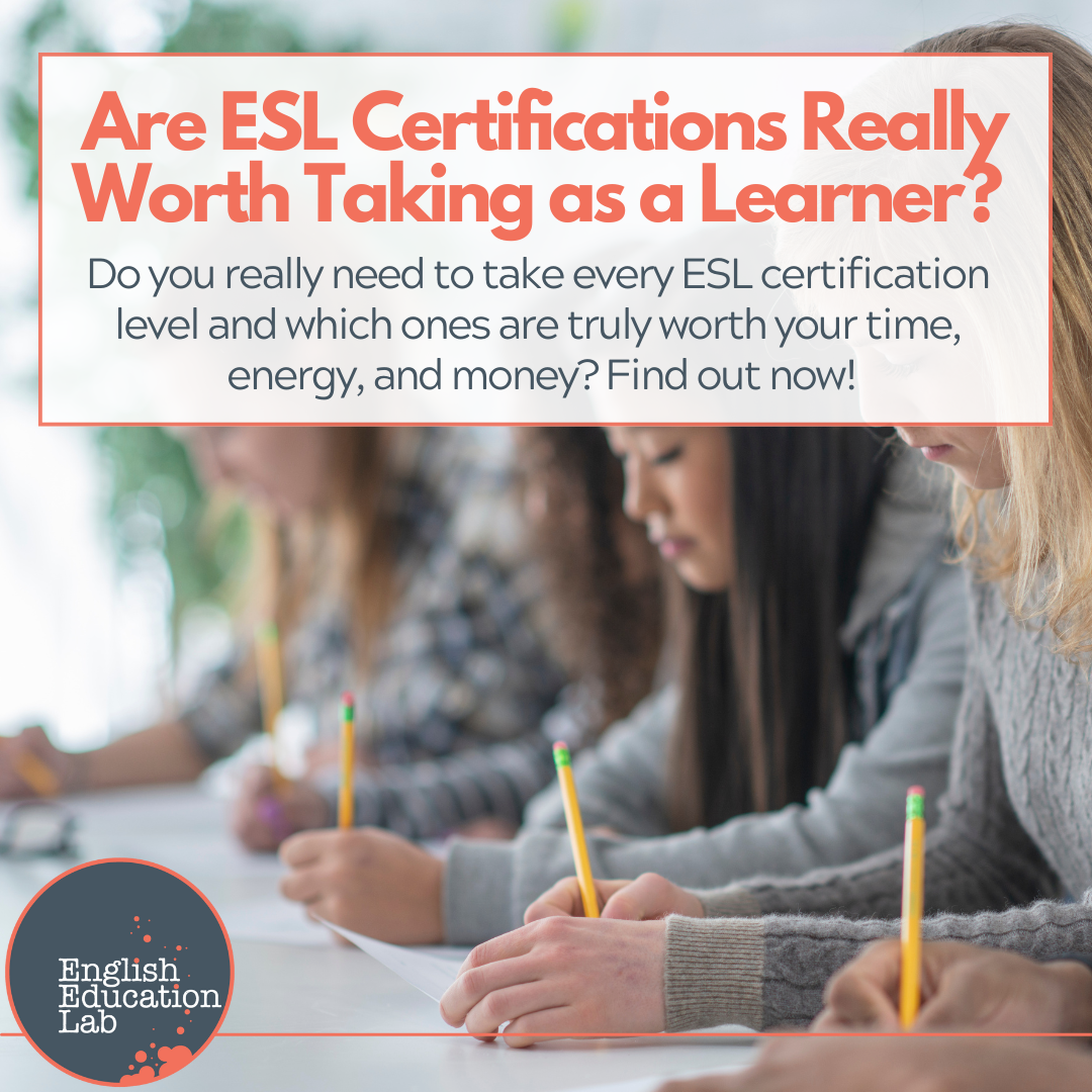 ESL students thinking about whether it is worth taking ESL certifications online?